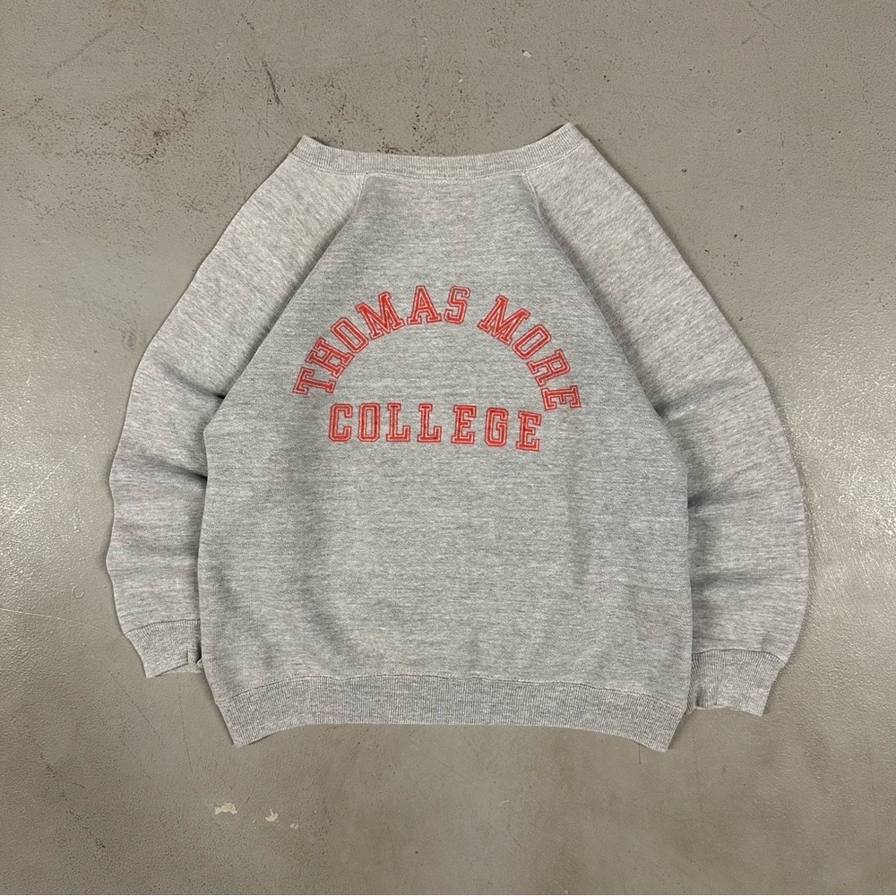 Vintage 80s Thomas More College University Sportswear Retro Crewneck Sweatshirt